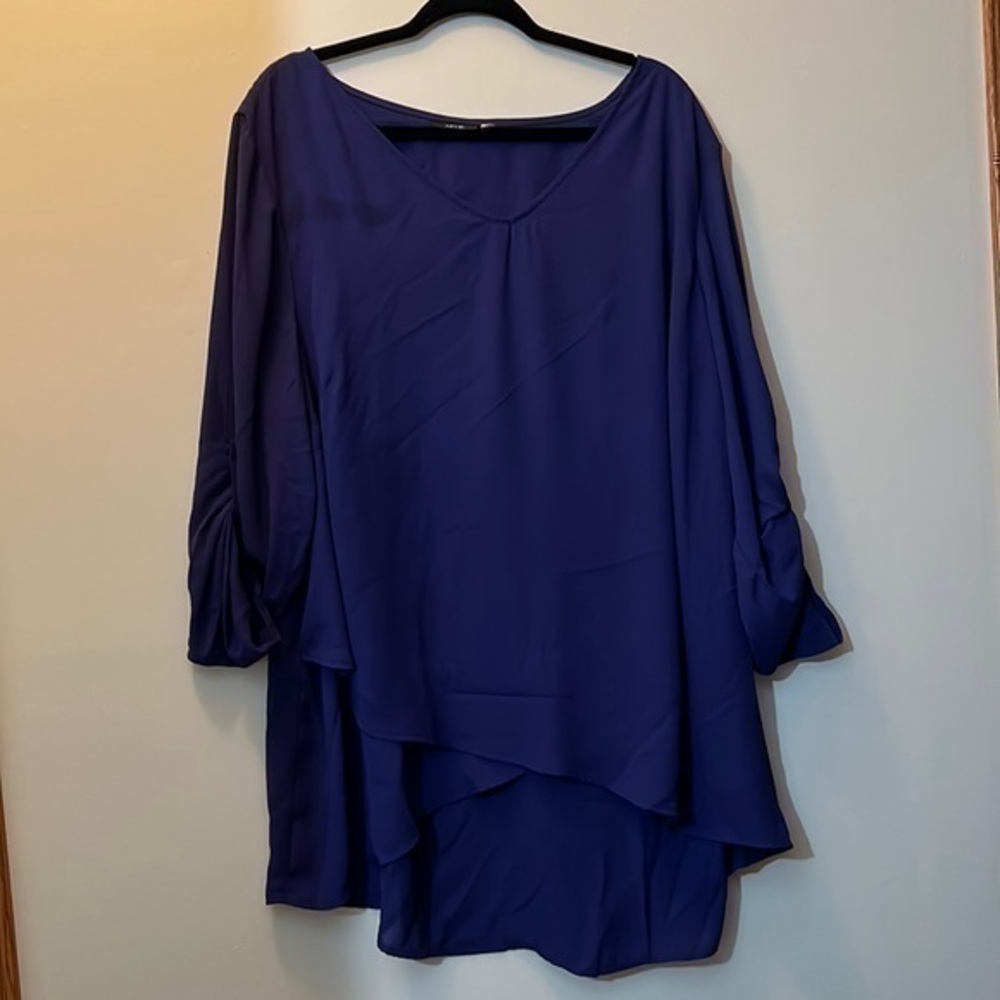 2X dress or long shirt between blue and purple